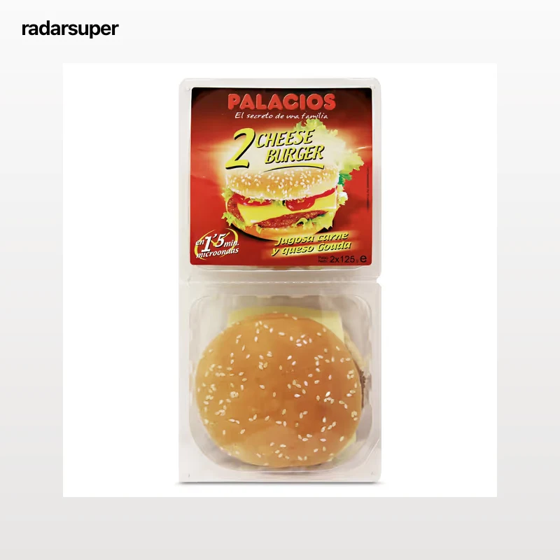 Hamburguesa con queso Palacios 2 x 125 g