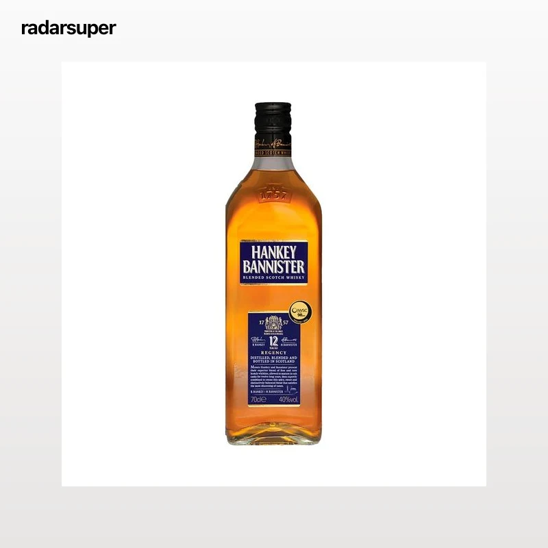 HANKEY BANNISTER Whisky escocés 12 años botella de 70 cl.