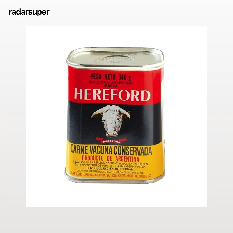 HAREFORD Carne de vacuno lata de 340 g.
