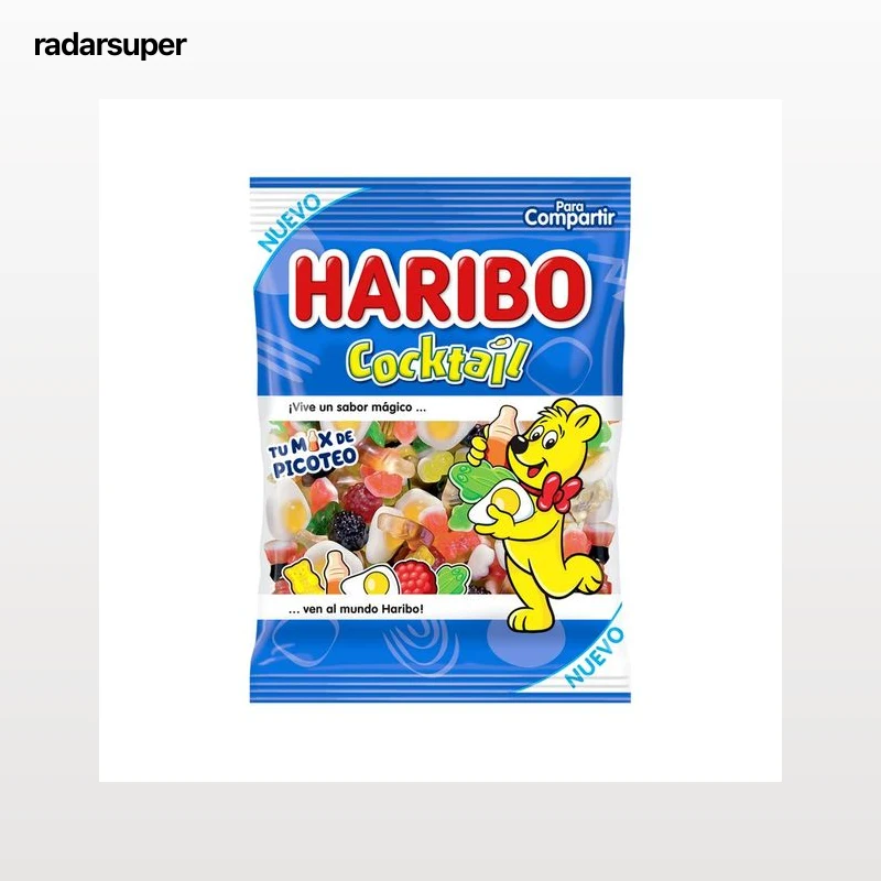 HARIBO Golosina blanca cocktail brillo 150 g.