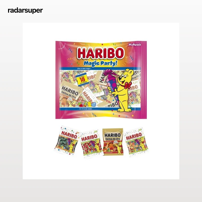 HARIBO MAGIC PARTY! Golosinas surtido (caramelos de goma) 450 g.