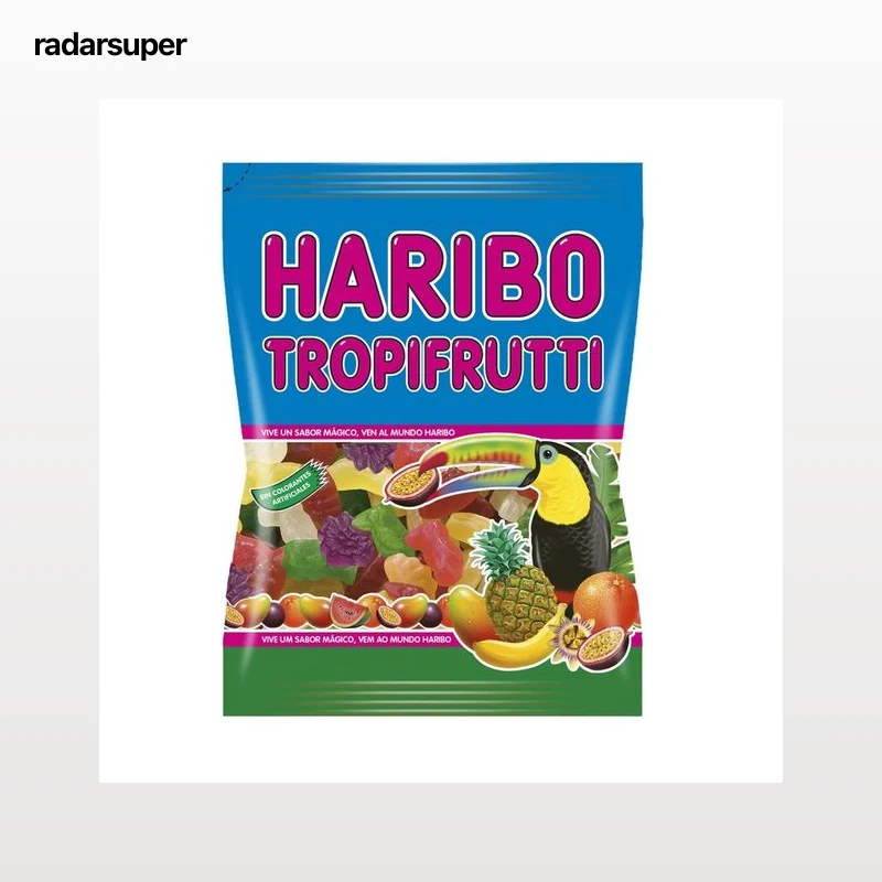 HARIBO TROPIFRUTTI  Caramelos de goma con forma de frutas 200 g.