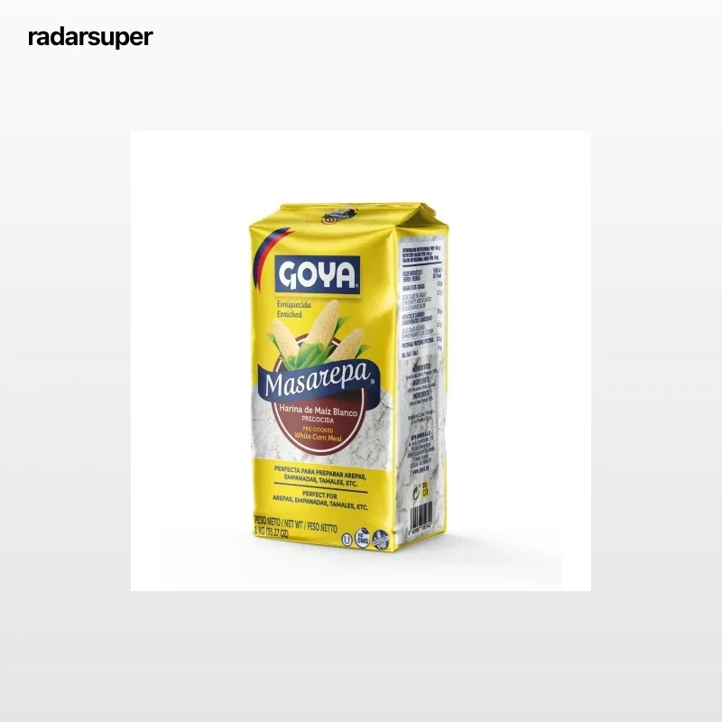 Harina de maíz precocida Goya sin gluten 1 kg.