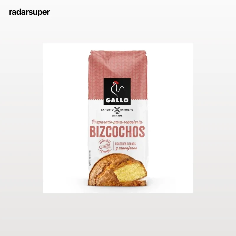 Harina especial para bizcochos Gallo 1 kg.