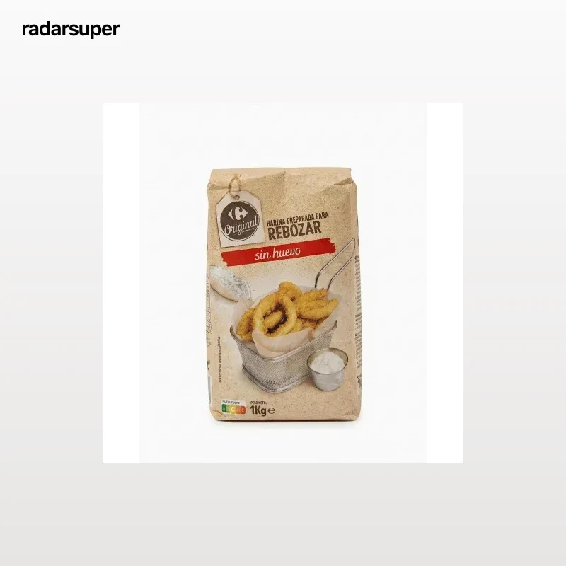 Harina para rebozar sin huevo Carrefour Original 1 kg.