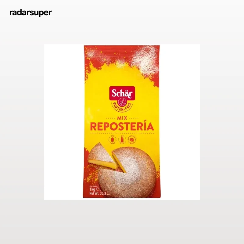 Harina  para repostería Schär sin gluten 1 kg.
