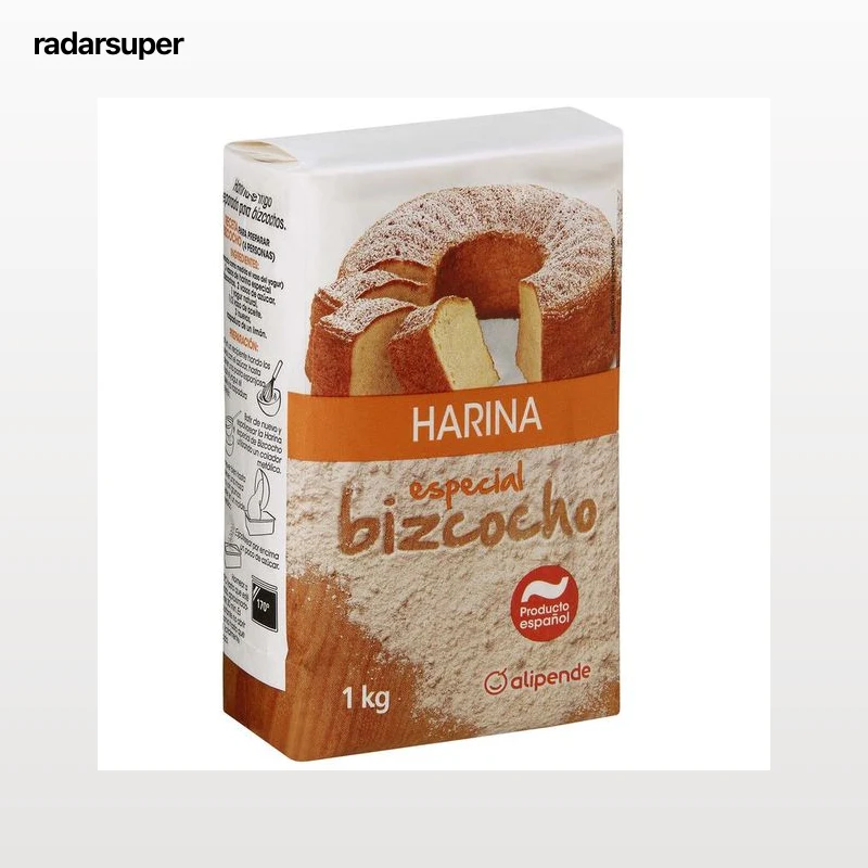 Harina de trigo especial bizcocho con levadura Alipende 1kg