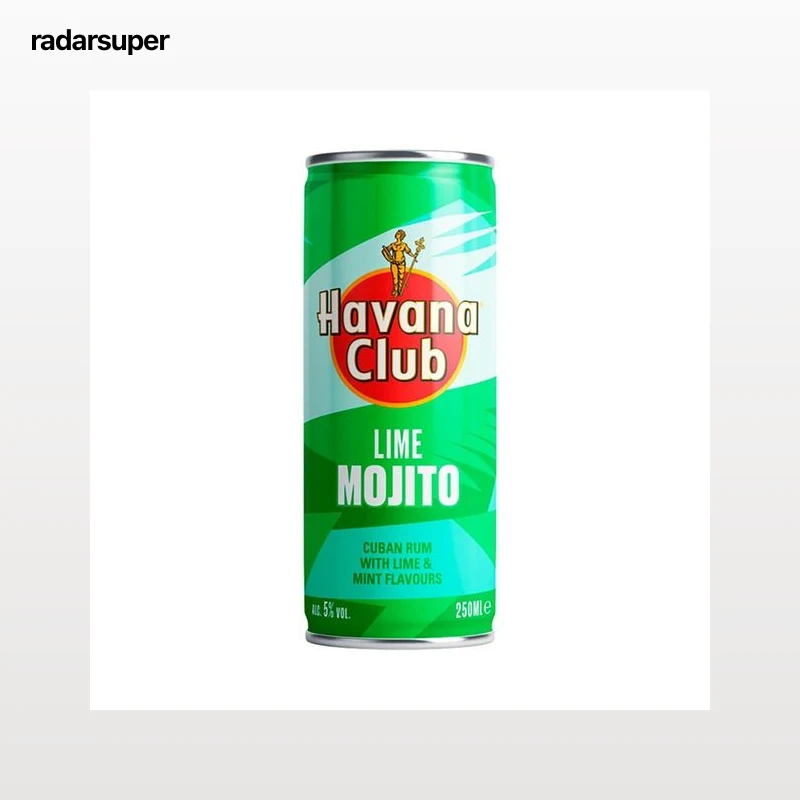 HAVANA CLUB Mojito (ron cubano, con lima sabor a menta) lata 25 cl.
