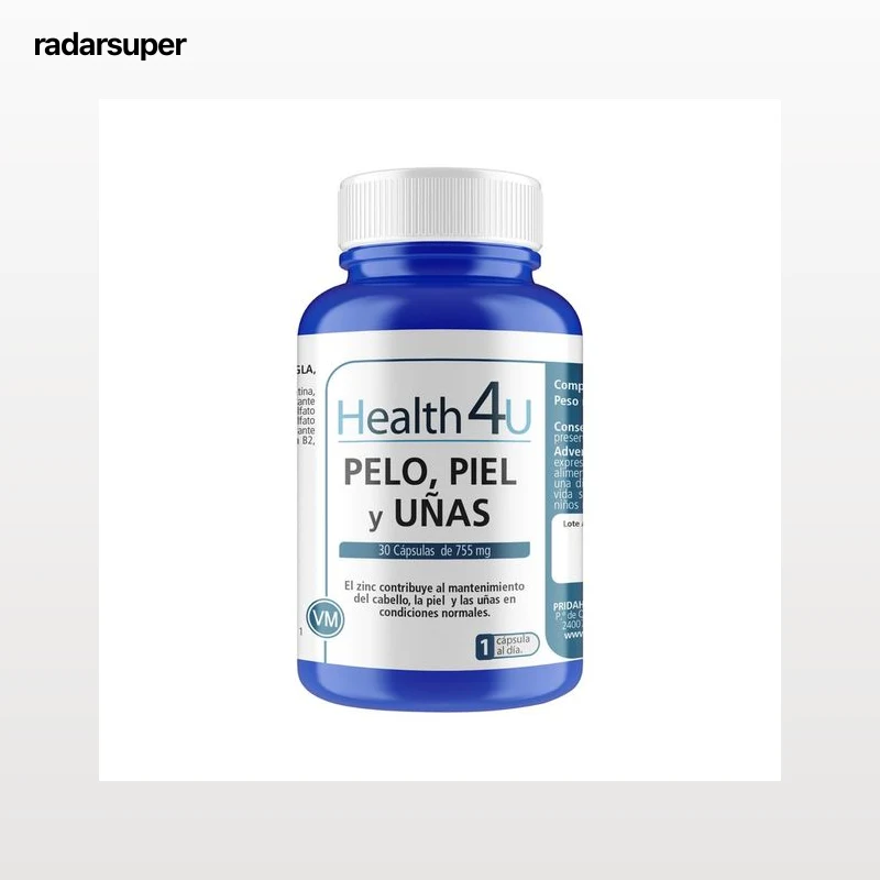 HEALTH 4 U Piel, Pelo y Uñas 30 Cápsulas 552 mg.