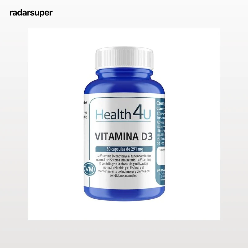 HEALTH 4 U Vitamina D3 30 uds 291 mg.