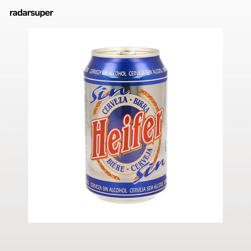 HEIFER Cerveza sin alcohol lata de 33 cl.