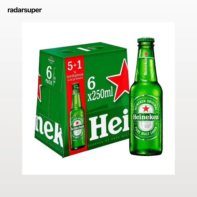 HEINEKEN Pack de cerveza 6 uds. 25 cl.