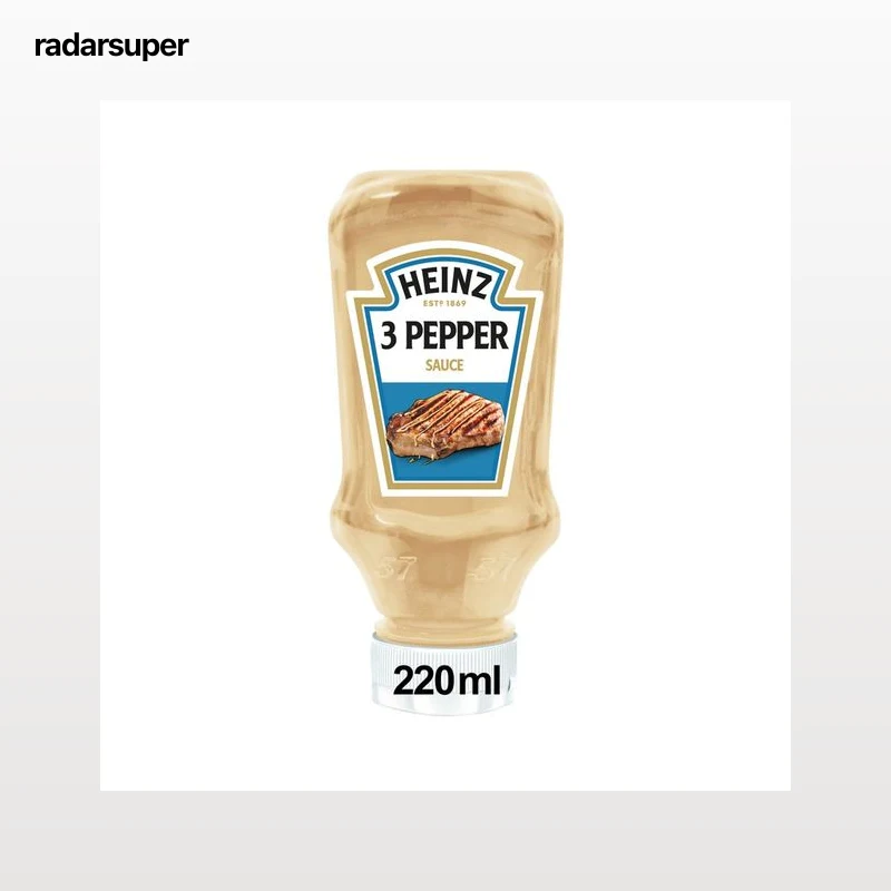 HEINZ Salsa 3 pimientas 220 ml.