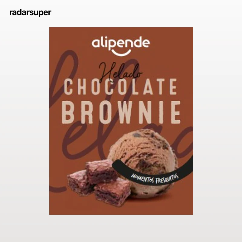 Helado Alipende 500ml chocolate brownie