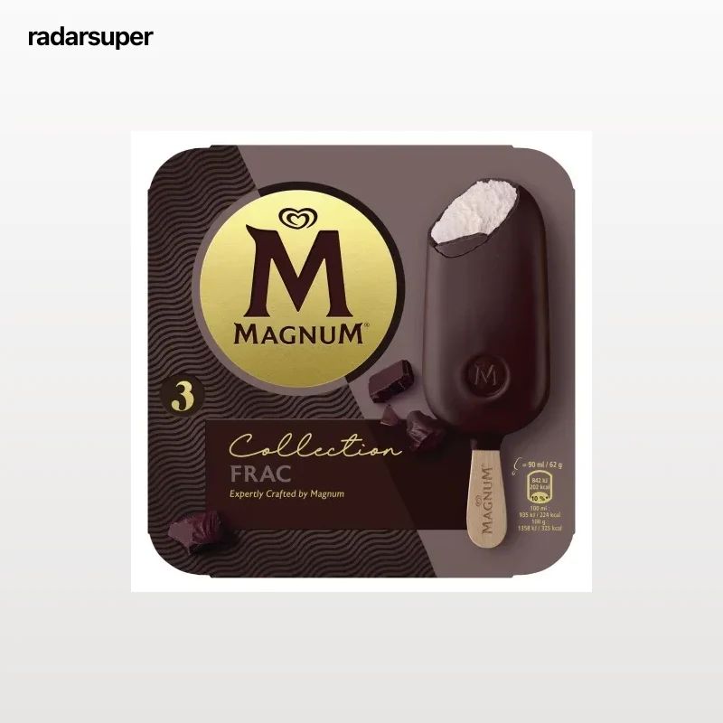 Helado bombón Magnum Collection Frac sin gluten 3 uds.