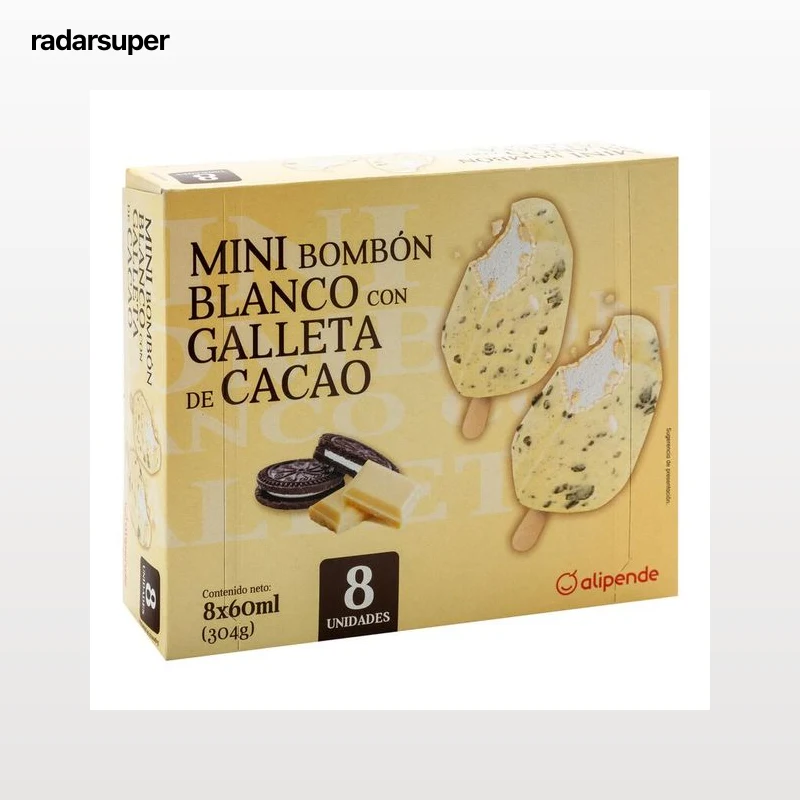 Helado bombón mini Alipende 8 uds