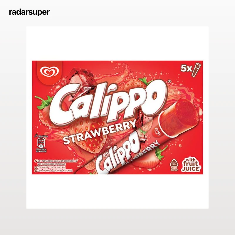 Helado Calippo Frigo 5 uds fresa