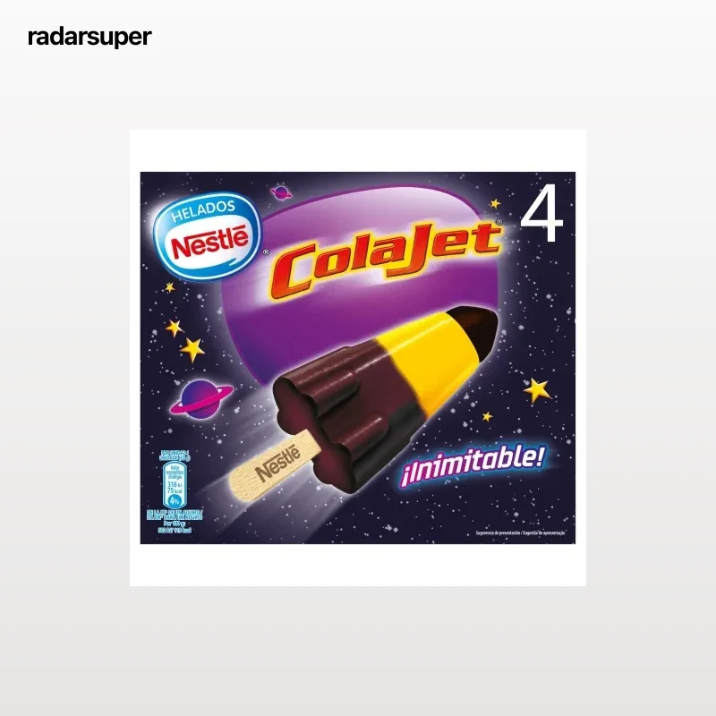 Helado Colajet Nestlé sin gluten 4 ud.