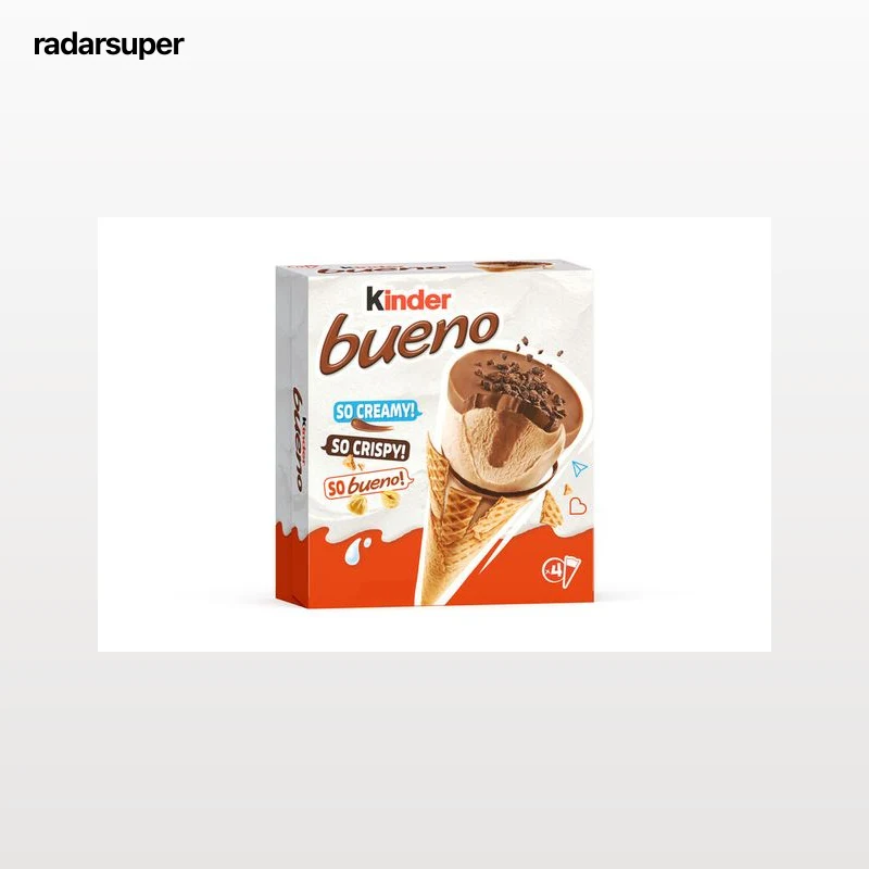 Helado cono Kinder Bueno 4 uds