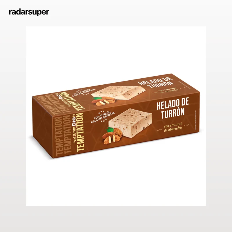 Helado corte turrón Dia Temptation 520 g