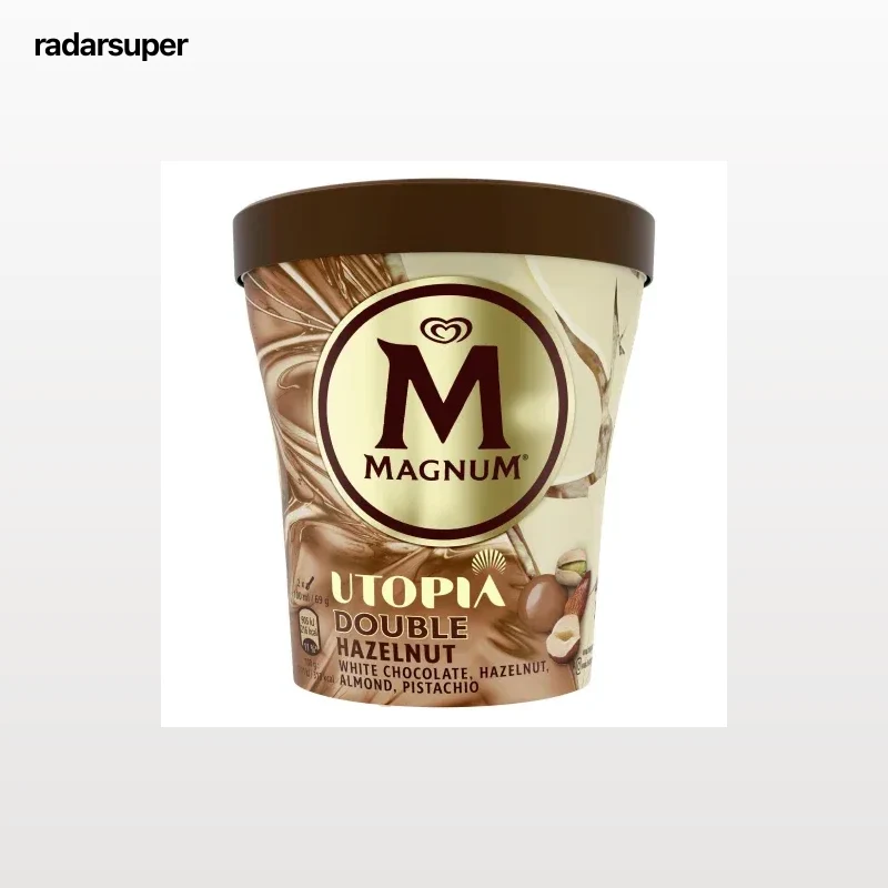 Helado de avellana Utopia Magnum 440 ml.