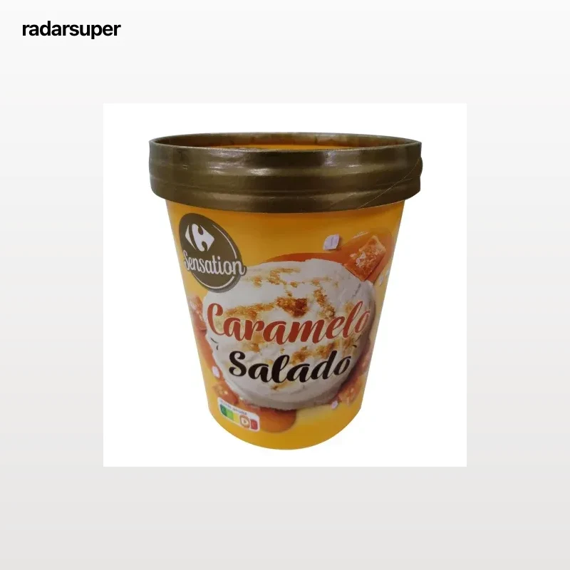 Helado de caramelo Carrefour Sensation 350 g.
