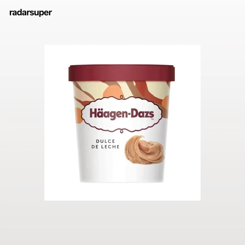 Helado de dulce de leche Häagen Dazs sin gluten 460 ml.