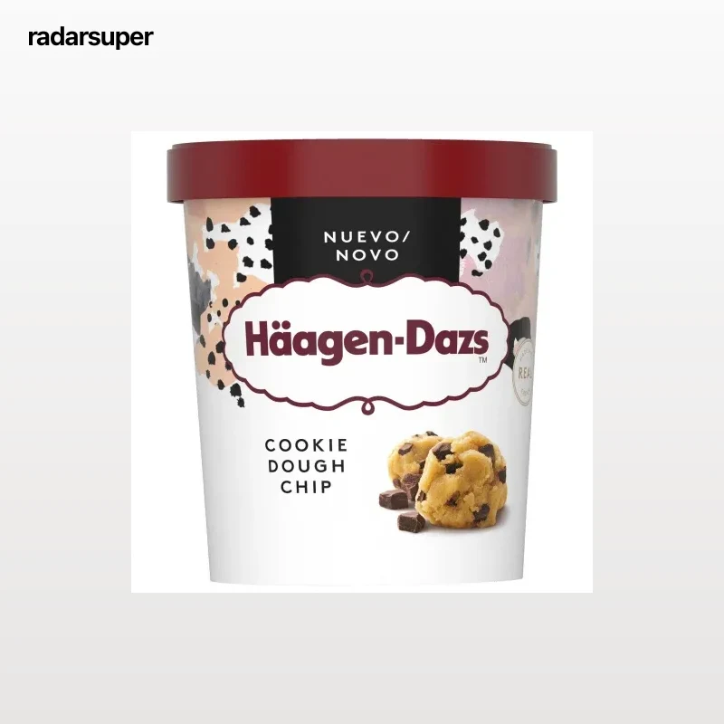 Helado de galleta y pepitas de chocolate Häagen Dazs 460 ml.