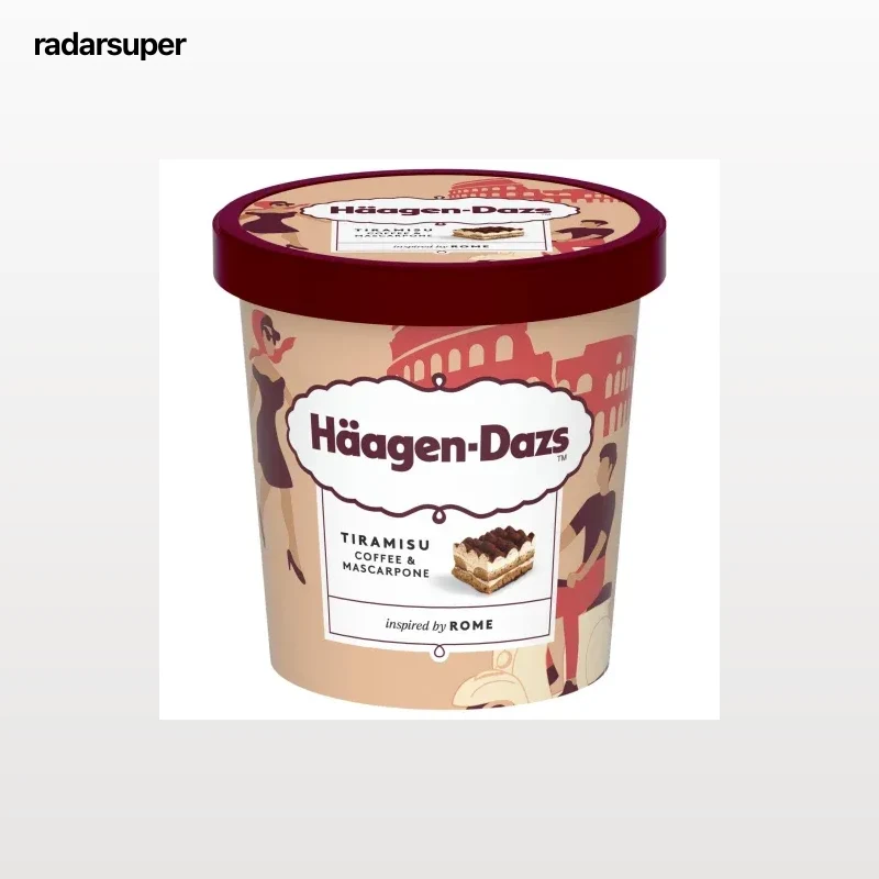 Helado de tiramisú coffee y mascarpone Häagen-Dazs 346 g.