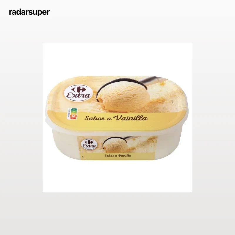Helado de vainilla Carrefour 480 g.