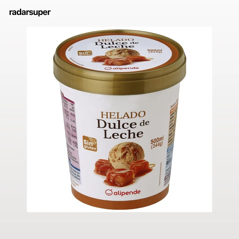 Helado dulce de leche Alipende 500ml
