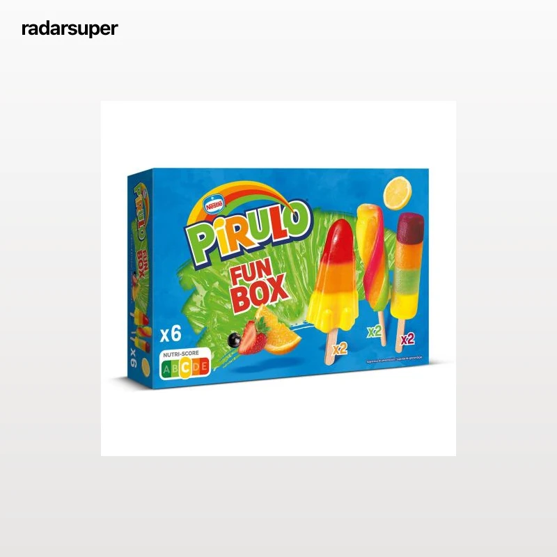 Helado fun box Pirulo 6 ud.
