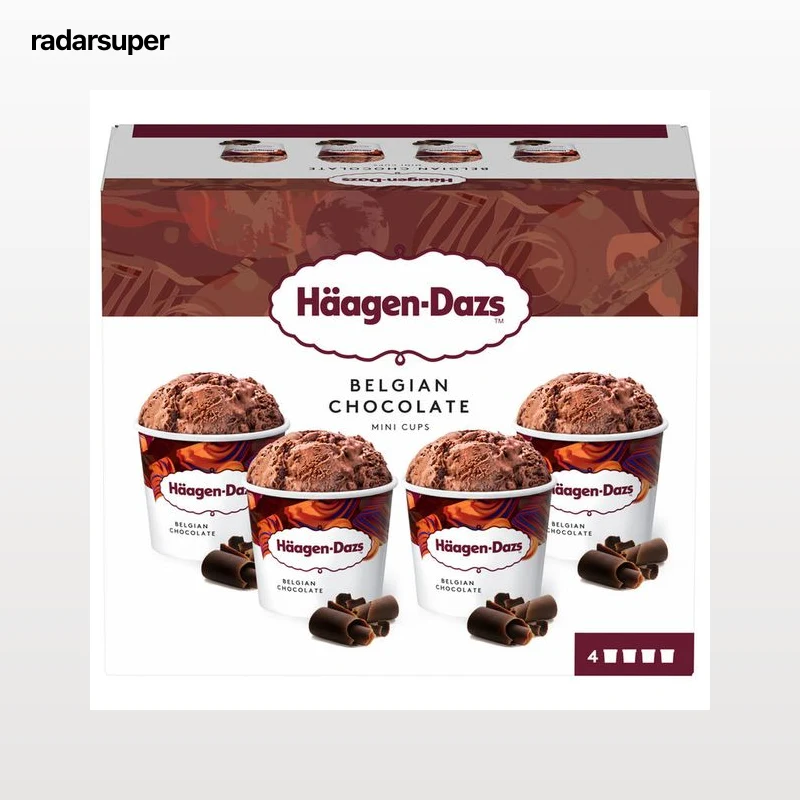 Helado Häagen-Dazs bhocolate belga 4 uds