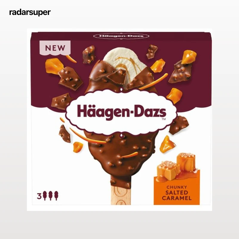 Helado Häagen-Dazs Chunky Salted Caramel 3x80ml