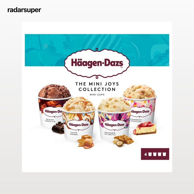 Helado Haagen-Dazs Joy Collection 4 uds