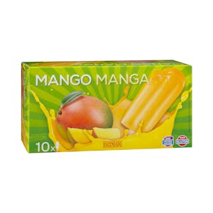 Helado hielo sorbete con mango