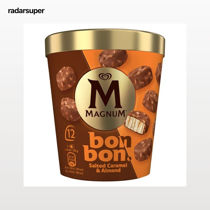 Helado Magnum Bonbon 12U Salt, Caramel &Almond