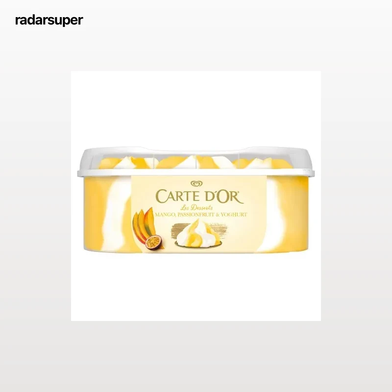 Helado Mango, Passionfruit & Yoghurt Les Desserts Carte D'Or 850 ml.