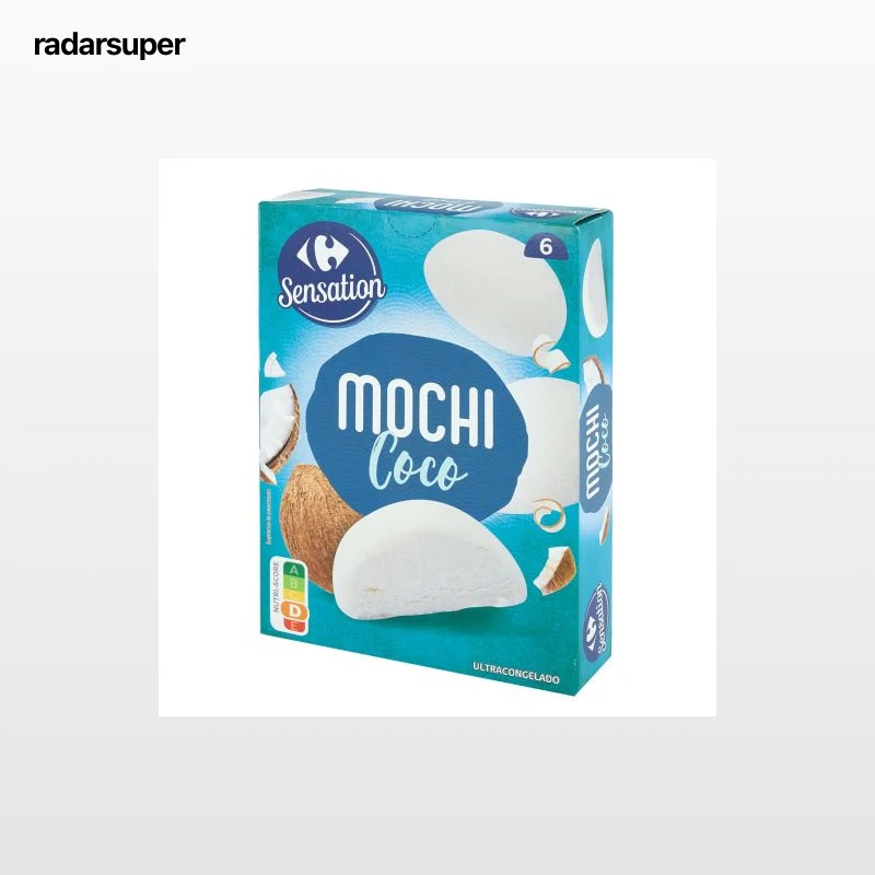 Helado mochi de coco Carrefour Sensation 6 ud.