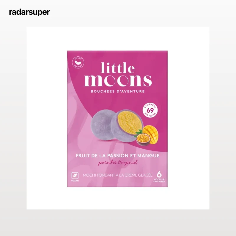 Mochis glacés mangue passion Little Moons, la boîte de 6 - 192 g