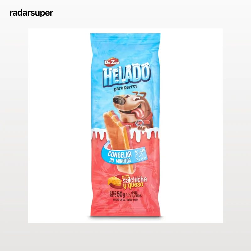Helado para perros sabor salchicha y queso Dr. Zoo 50 g