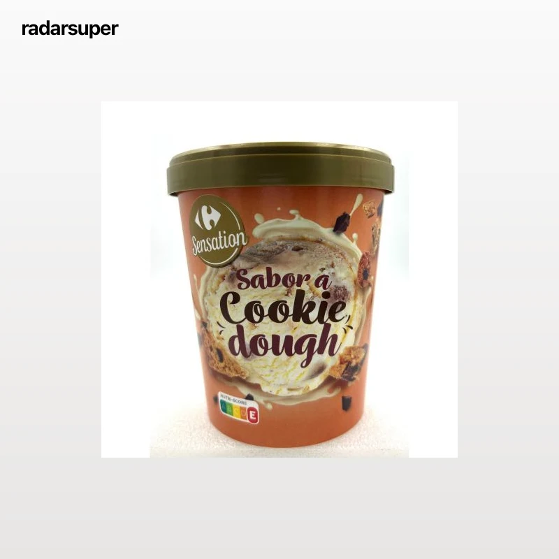 Helado sabor a Cookie dough Carrefour Sensation 300 g.