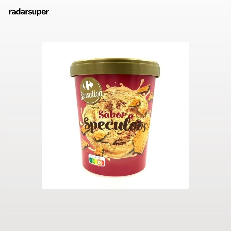 Helado sabor a Speculoos Carrefour Sensation 300 g.