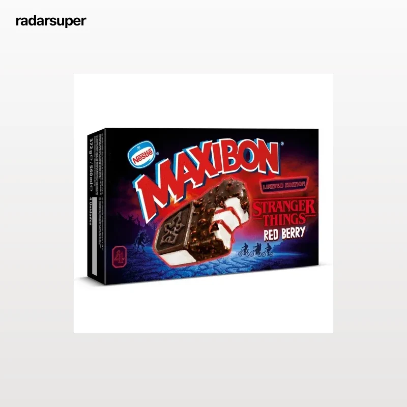 Helado sandwiches Red Berry Maxibon 4 ud.