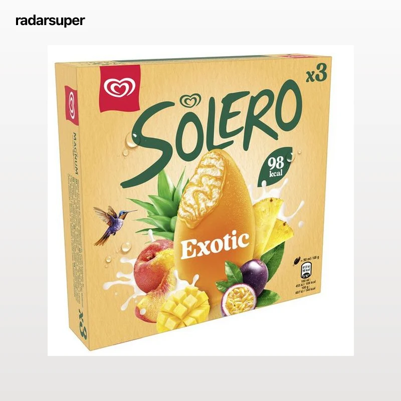 Helado solero frigo 3 unidades exotic Frigo