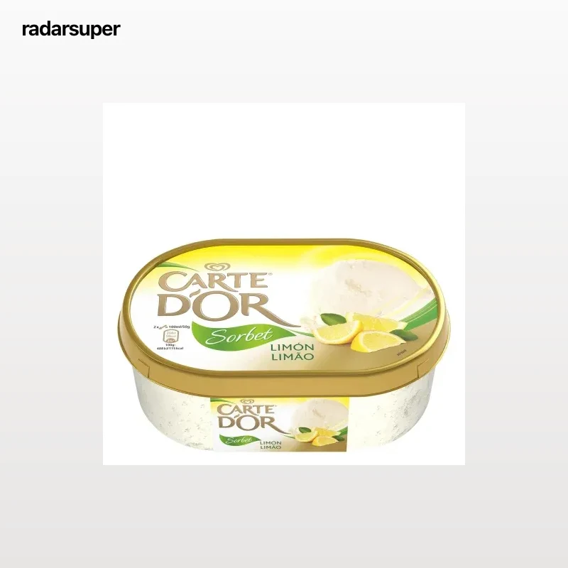 Helado sorbete de limón Carte D'or 1000 ml.