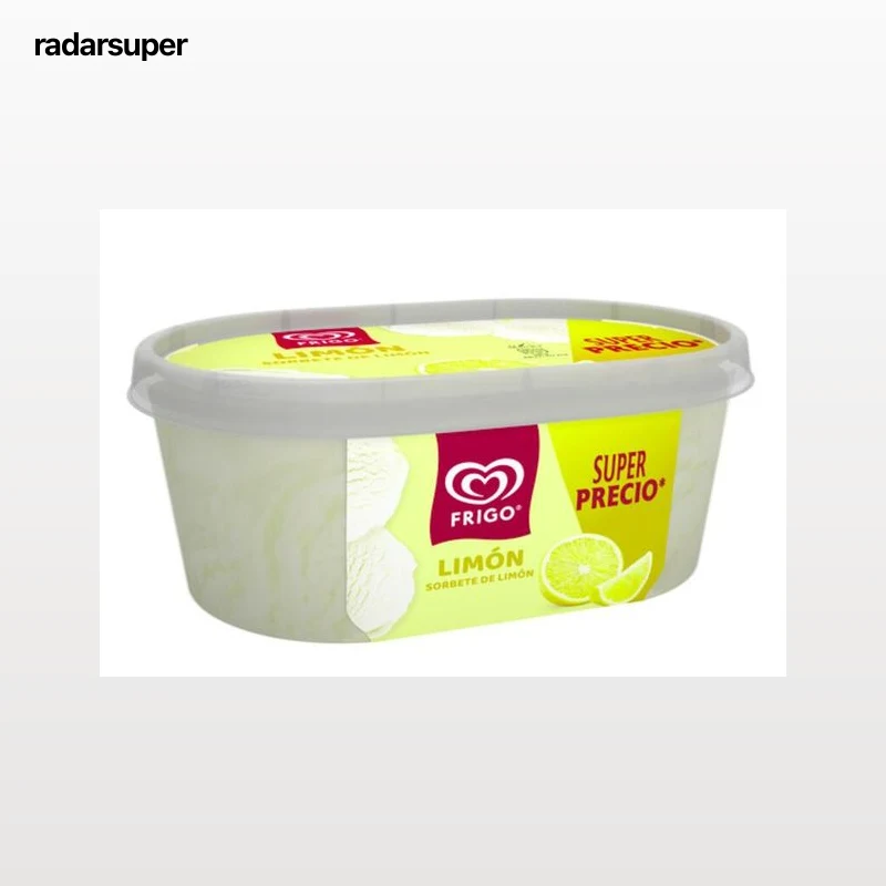 Helado sorbete con sabor a limón Frigo 1l