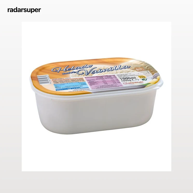 Helado en tarrina Alipende 1l vainilla