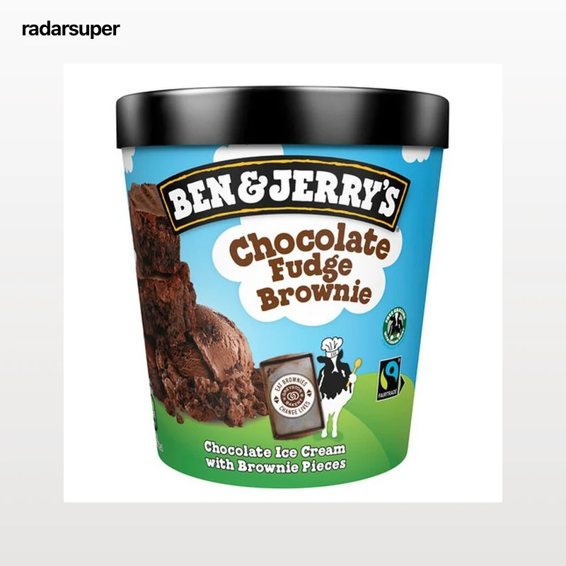 Helado tarrina Ben and Jerrys chocolate Fudge Brownie 465ml