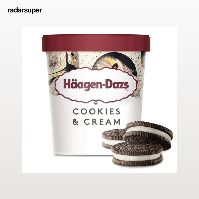 Helado en tarrina Häagen-Dazs 460ml cookies&cream